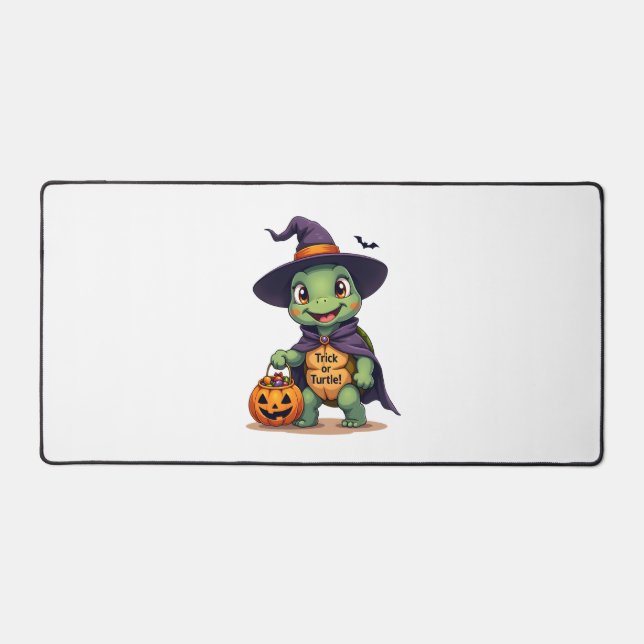 Trick-or-Turtle Schreibtischunterlage (Vorderseite)