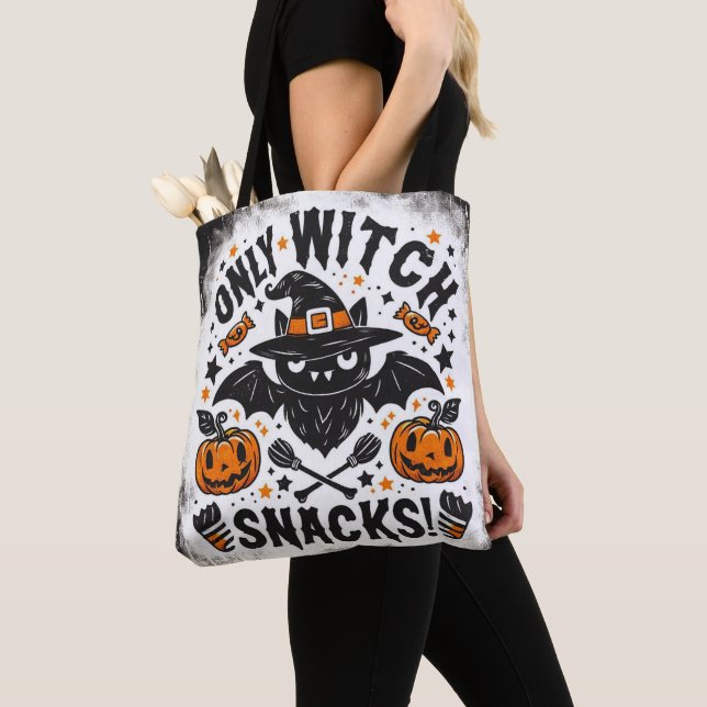 Trick ou traitement - Uniquement sorcier Sac fourr (De près)