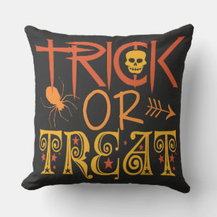 Trick ou Treat Halloween lancer oreillers