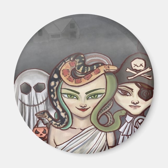 Trick R' Leckerei Magnet (Vorne)