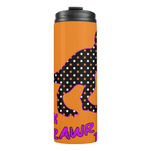 Trick RAWR Leckerei! - Halloween Tyrannosaurus Rex Thermosbecher