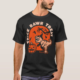 Trick Rawr Leckerei Hexenmeister Dinosaurier TRex T-Shirt