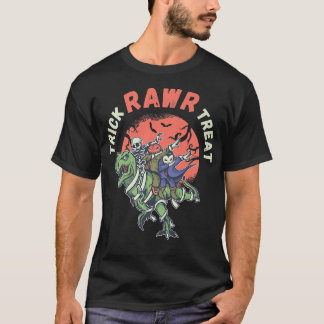 Trick Rawr Leckerei Skelett Trex Dino Premium T-Shirt