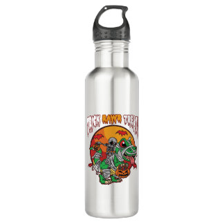 Trick Rawr Leckerei Spooky Halloween Dinosaurier Edelstahlflasche
