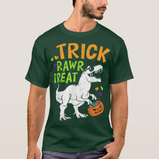 Trick Rawr Leckerei T Re Dinosaur Pumpkin Basket H T-Shirt