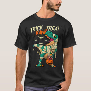 Trick Rawr Leckerei T Rex Dinosaur Mummy Boys Funn T-Shirt