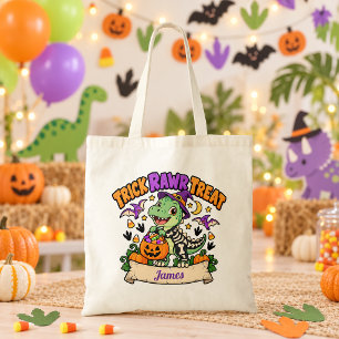 Trick Rawr Treat Dinosaur Halloween-Tasche Tragetasche