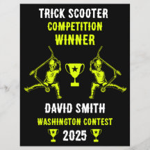Trick Scooter Rider Prize