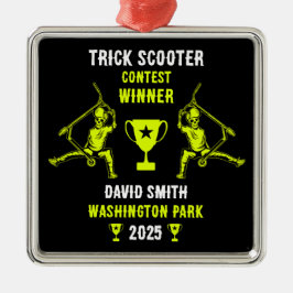 Trick Scooter Rider Prize Ornament Aus Metall