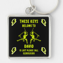 Trick Scooter Ridername Schlüsselanhänger