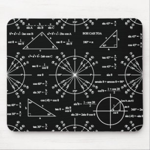 Trick und Dreiecke Mousepad