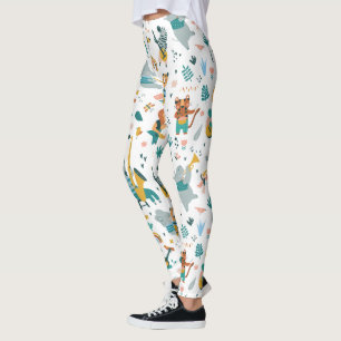 Trickfilm-Tiere Band Leggings