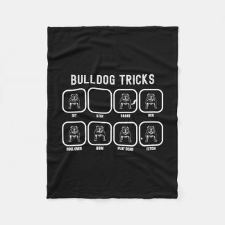 Tricks - Fun Bulldog Training Versage Fleecedecke