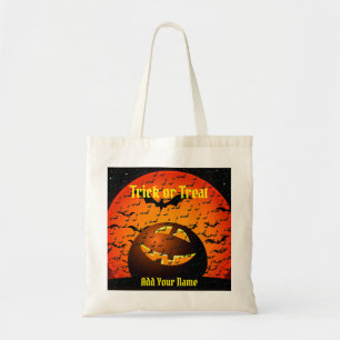 Tricks oder Treats Happy Halloween Tragetasche