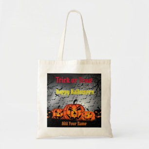 Tricks oder Treats Happy Halloween Tragetasche