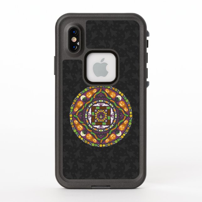 Tricks und Leckereien Mandala Lifeproof Fall (Rückseite)