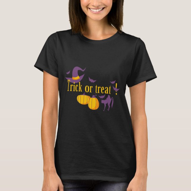 tricksen oder behandeln T-Shirt (Vorderseite)