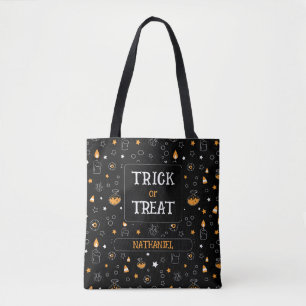 tricksen oder behandeln tasche
