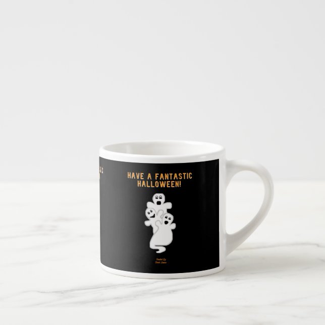Trickster Ghosts Espresso Tasse (Rechts)