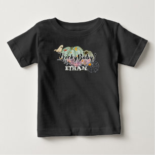 Tricky Baby Halloween 2026personalisiertes Kleinki T-shirt