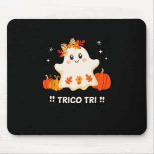Trico Tri Niedlich Halloween Spooky Mexican Ghost  Mousepad