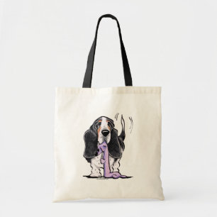 Tricolor Basset Hound Lasse spielen Tragetasche