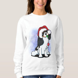 Tricolor Cavalier Spaniel Weihnachts Sweatshirt