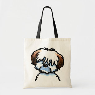 Tricolor Coton de Tulear Face Tragetasche