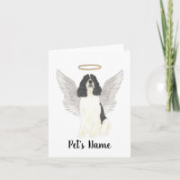 Tricolor English Springer Spaniel Beileid