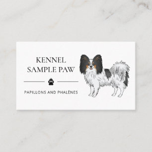 Tricolor Papillon Hundezucht und Papillon Züchter Visitenkarte