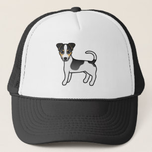 Tricolor Smooth Coat Jack Russell Terrier Dog Truckerkappe