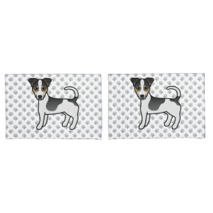 Tricolor Smooth Coat Jack Russell Terrier Hund Kissenbezug