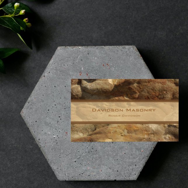 Tricolor Stone Business Card Visitenkarte (Tricolor Stone Business Card)