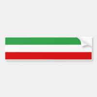 Tricolor Streifen des Irans