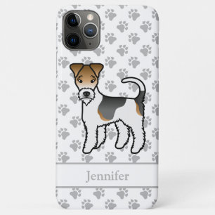 Tricolor Wire Fox Terrier Niedlicher Cartoon Dog & Case-Mate iPhone Hülle