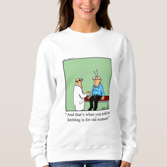 Tricot amusant Sweatshirt Humour (Devant)