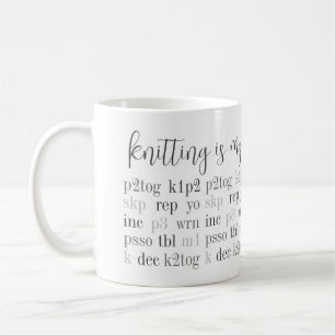 TRICOT EST MA SECONDE LANGUE Mug blanche