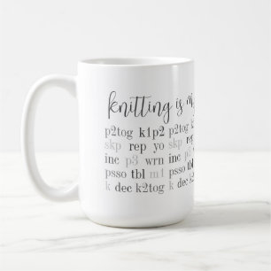 TRICOT EST MA SECONDE LANGUE Tall White Mug
