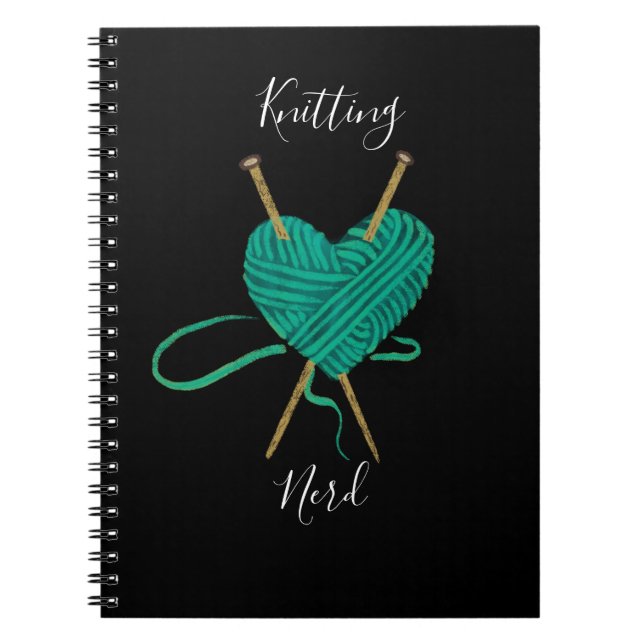 Tricot Nerd Carnet Journal pour les Knitters (Devant)