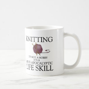 Tricotant pas un passe-temps c'est une tasse de