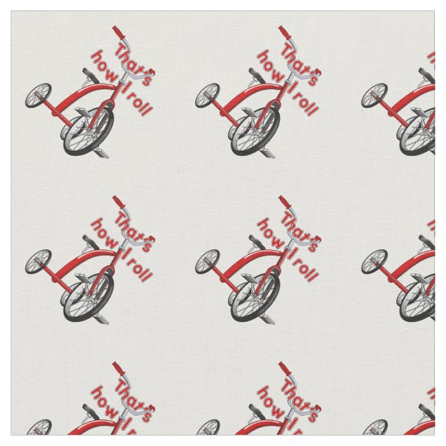 Tricycle - So Roll ich! Stoff (Nahaufnahme)