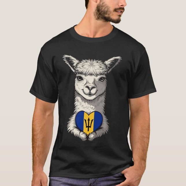 Trident Barbados Alpaca Bajan Roots Bajan Pride He T-Shirt (Vorderseite)