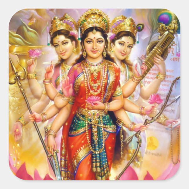Tridevi Stickers (Vorderseite)