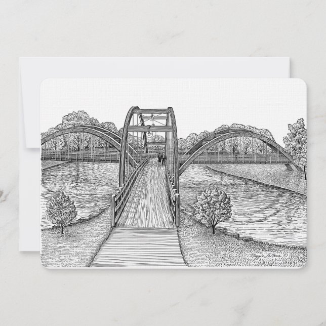 Tridge Einladungen - Midland Michigan (Vorderseite)