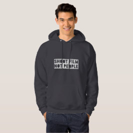 Trieb-Film-nicht LeuteHoodie - Weiß auf Dunkelheit Hoodie