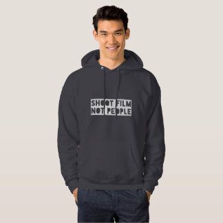 Trieb-Film-nicht LeuteHoodie - Weiß auf Dunkelheit Hoodie