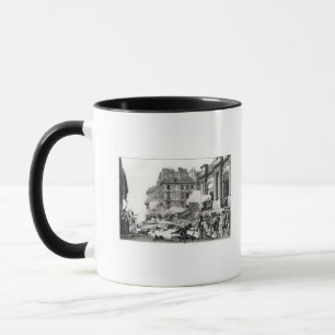 Trieb-heraus vor Kirche St. Roch in Paris Tasse