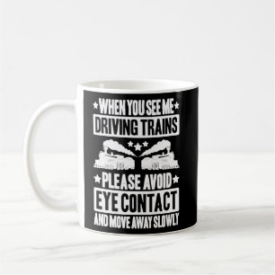 Triebfahrzeugführer für Lokomotive Kaffeetasse