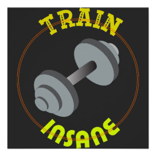 Triebfahrzeugführer-Gym und Fitness-Poster Poster