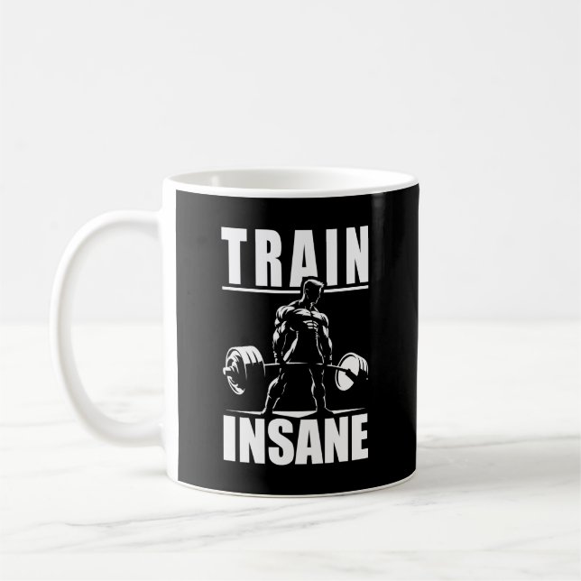Triebwerkinsan - Motivierend Fahrwerk, Fitness für Kaffeetasse (Links)